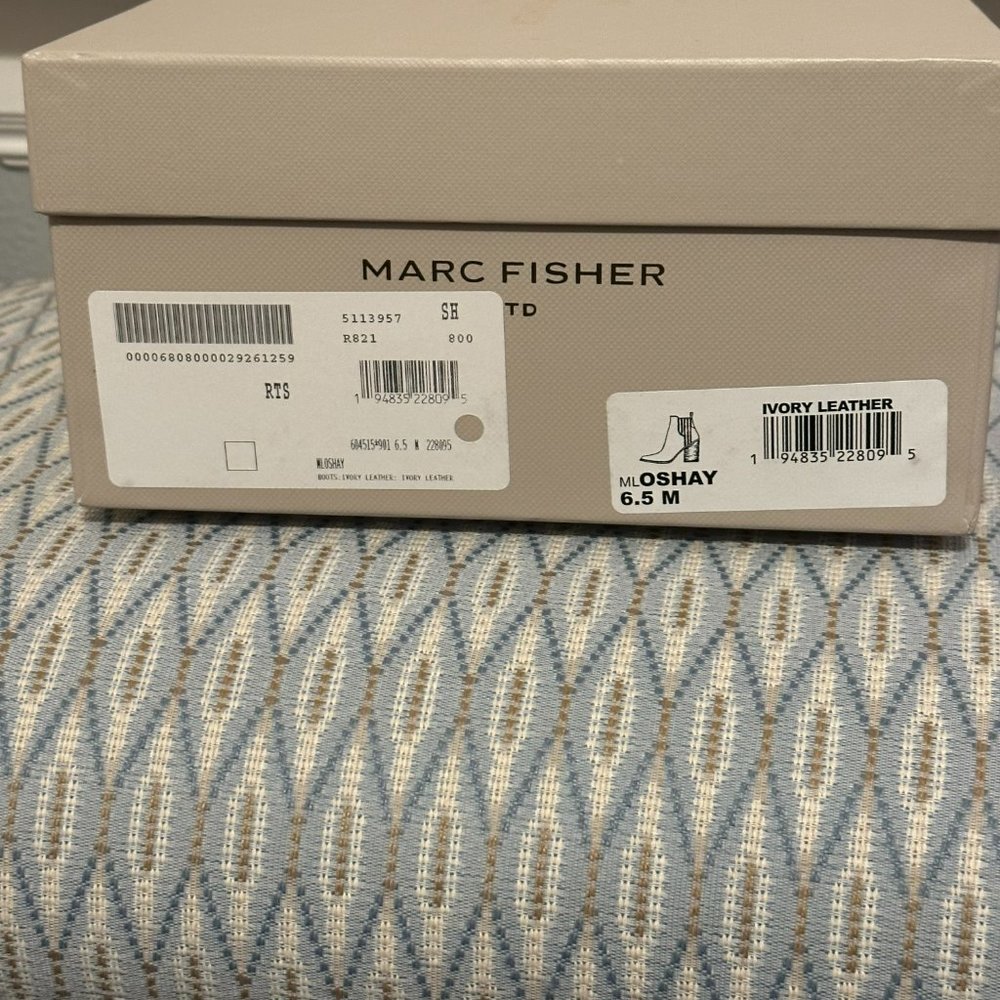 Marc Fisher LTD Ivory Oshay Pointed Toe Bootie - NEVER WORN - NEW OUT OF BOX - Picture 2 of 5